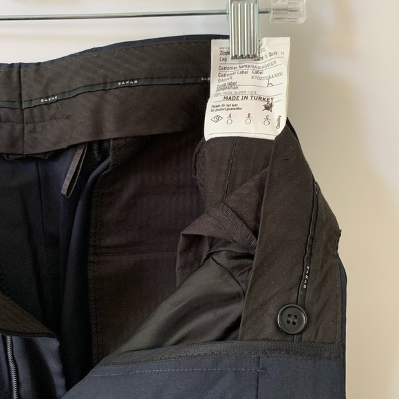 ✖️SOLD✖️ Men’s Wool Trouser Navy - Picture 10 of 10